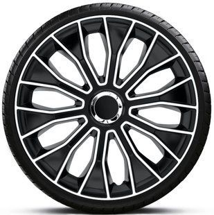Ковпаки для дисків Argo R13 VOLTEC PRO White&Black чорно-білі 905517 фото