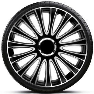 Ковпаки для дисків Argo R14 Le Mans Pro Silver-Black чорно-сріблясті 905292 фото