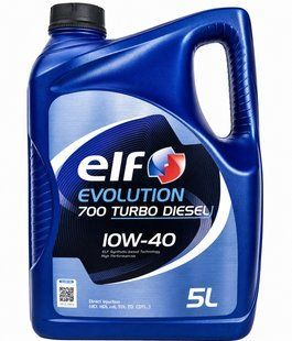 Моторна олива Elf Evolution 700 Turbo Diesel 10W-40 5 л 900495 фото