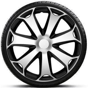 Ковпаки для дисків Argo R13 MEGA Silver&Black чорно-сріблястий 905320 фото
