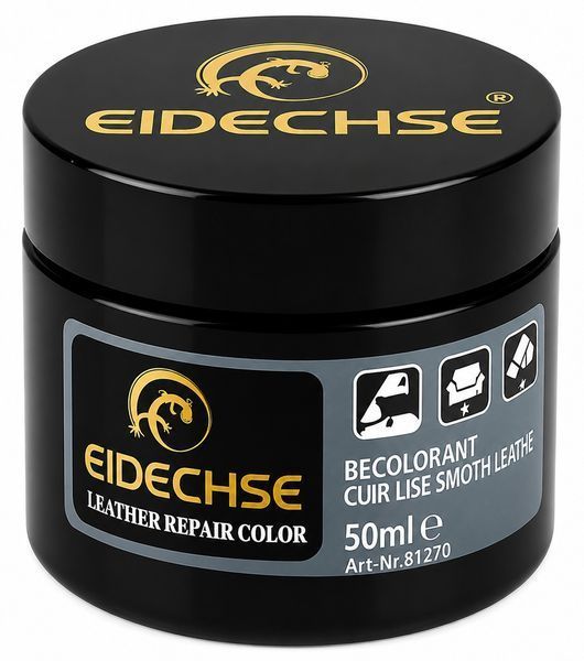 Крем фарба для шкіри Eidechse 50мл чорна 1000003 фото