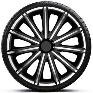 Ковпаки для дисків Argo R13 NERO Silver&Black (сріблясто-чорні) 905344 фото