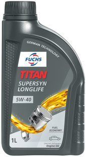 Моторна олива FUCHS TITAN Supersyn 5W-40 1 л (A3/B4) 906134 фото