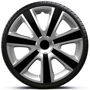 Ковпаки для дисків Argo R13 Toro BLACK & SILVER чорно-сріблястий 905491 фото