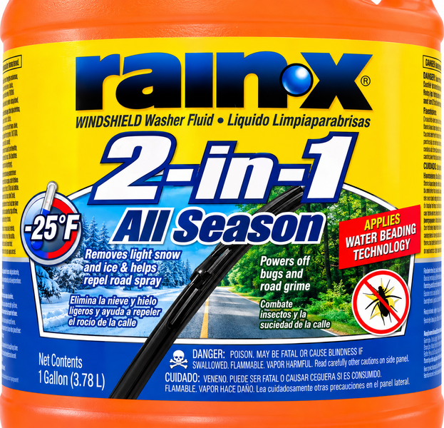 Омивач скла RAIN-X 2-in-1 всесезонний &minus;32&deg;C 3,78 л 9014022 фото