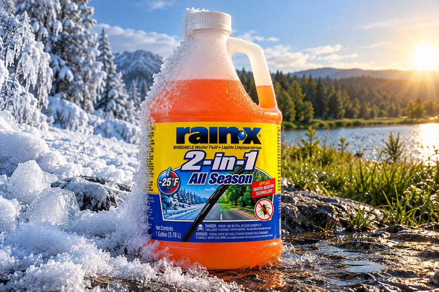 Омивач скла RAIN-X 2-in-1 всесезонний &minus;32&deg;C 3,78 л 9014022 фото