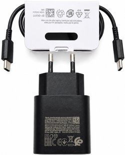 Швидкісний зарядний пристрій EP-TA800 Super Fast Charging Type-C з кабелем 1 м чорний 3333381 фото