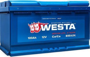 Автомобільний акумулятор WESTA 100 Ah / 850 A Premium L (1) (+/-) (353x175x190) WPR101 904925 фото
