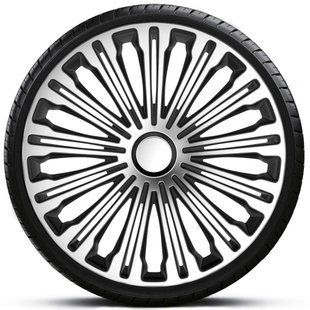 Ковпаки для дисків Argo R13 Volante Silver-Black чорно-сріблясті 905512 фото