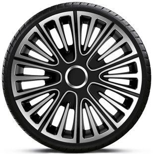 Ковпаки для дисків Argo R14 MOTION SILVER&BLACK чорно-сріблястий 905329 фото